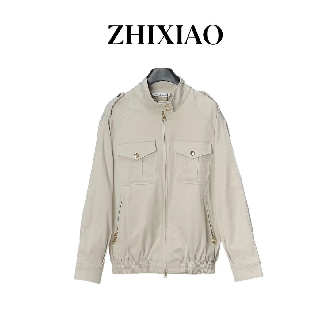 【ZHIXIAO】秋冬新款：立领拉链外套TR961