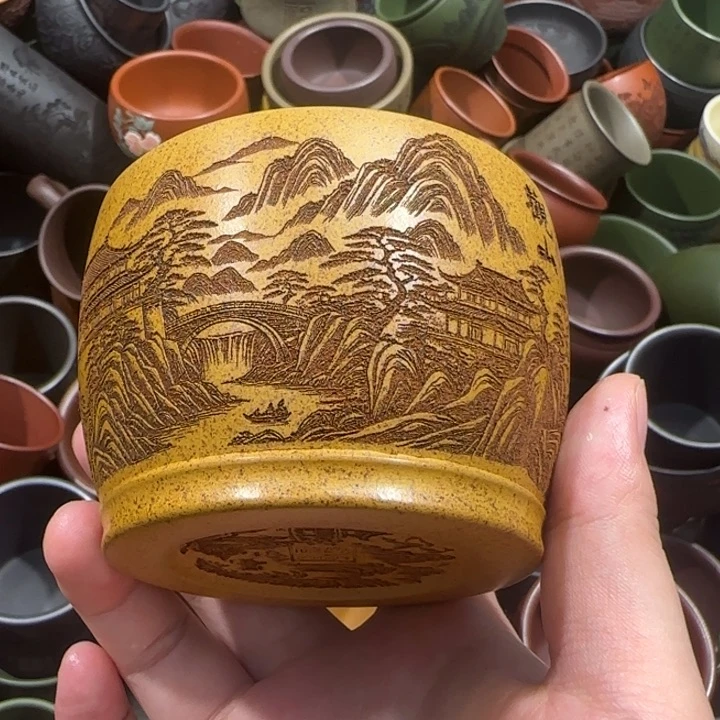 茶杯紫砂全手工紫砂