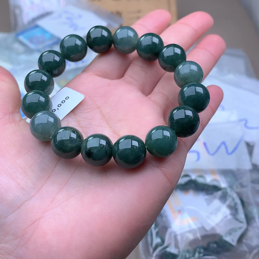 未镶嵌手串定制翡翠