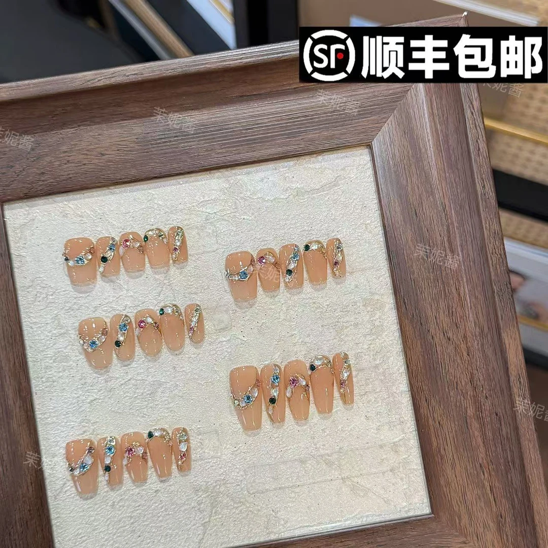 【巴洛克·高定施华洛】moni sauce茉妮酱设计穿戴甲气质流行经典ins