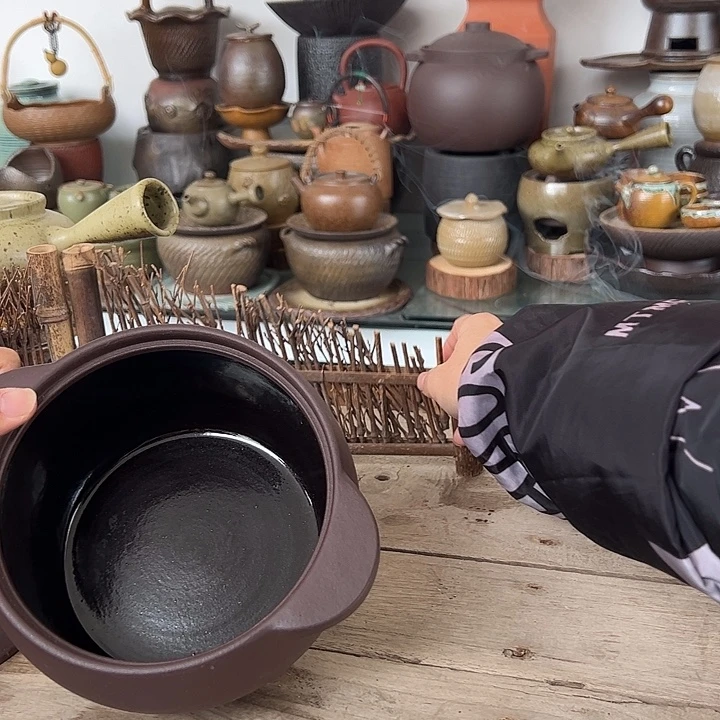 紫砂宜兴紫砂粗陶茶具