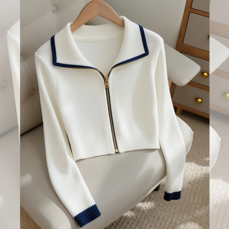 小众炸街高级感女装毛衣女款爆款2025新款洋气针织开衫外套秋冬季