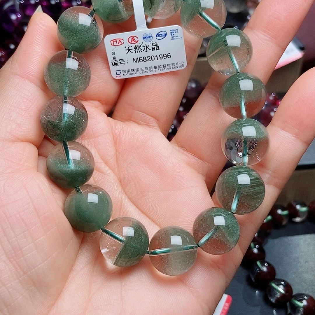 水晶手链未镶嵌千层沙聚宝盆14➕