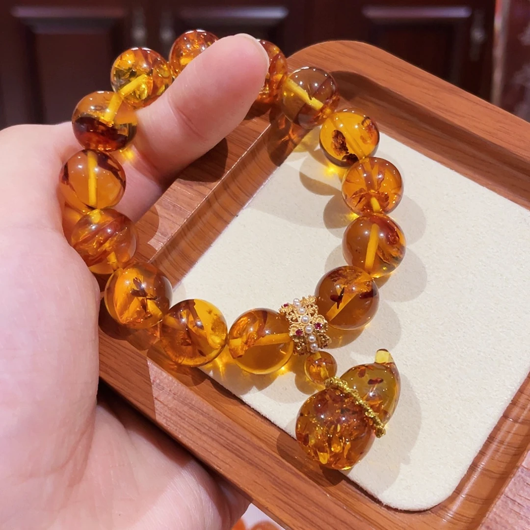 蜜蜡未镶嵌手链手串