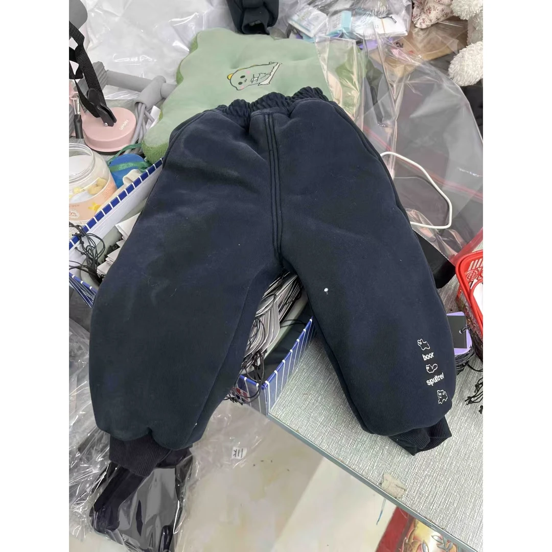 新款刺绣小狗儿童棉裤86199