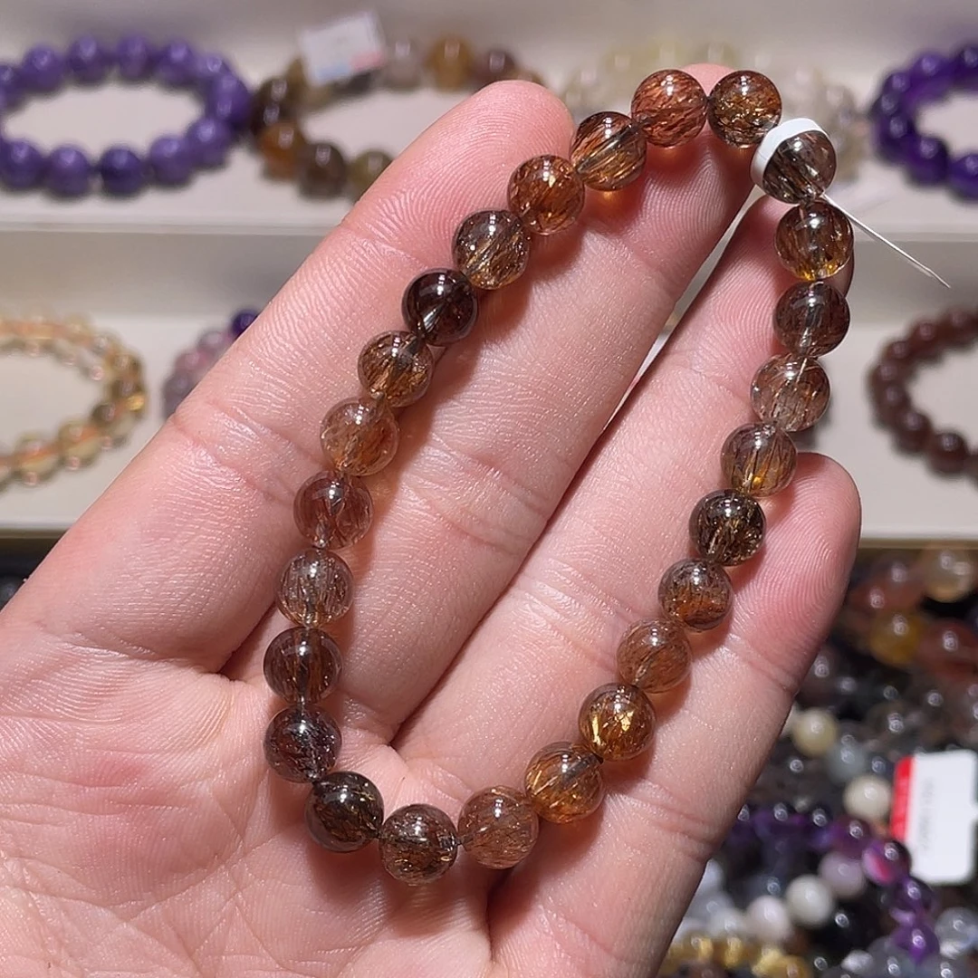 手链未镶嵌水晶黑金超7.7