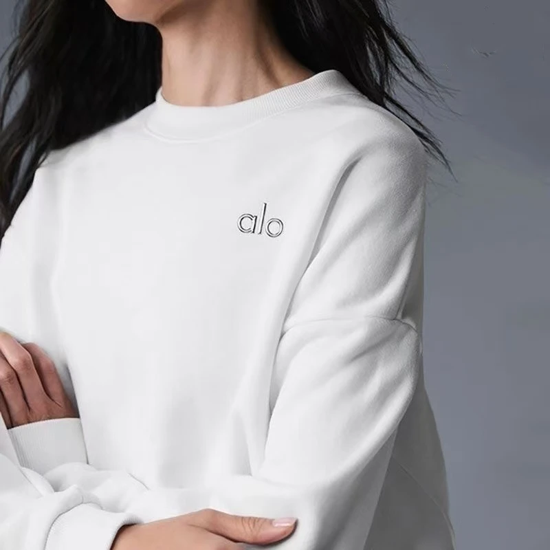 【加绒卫衣】万针刺绣秋冬季华棉加绒卫衣简约时尚男女同款-ALO