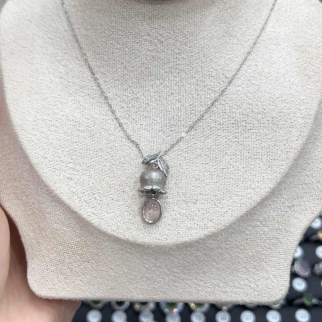 水晶戒指银S925镶嵌