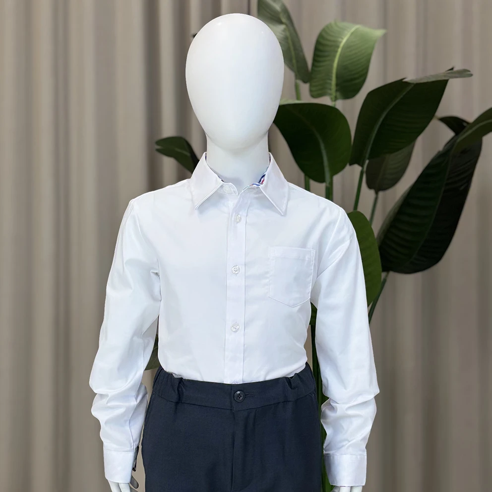 荆州小学春秋男长袖衬衫