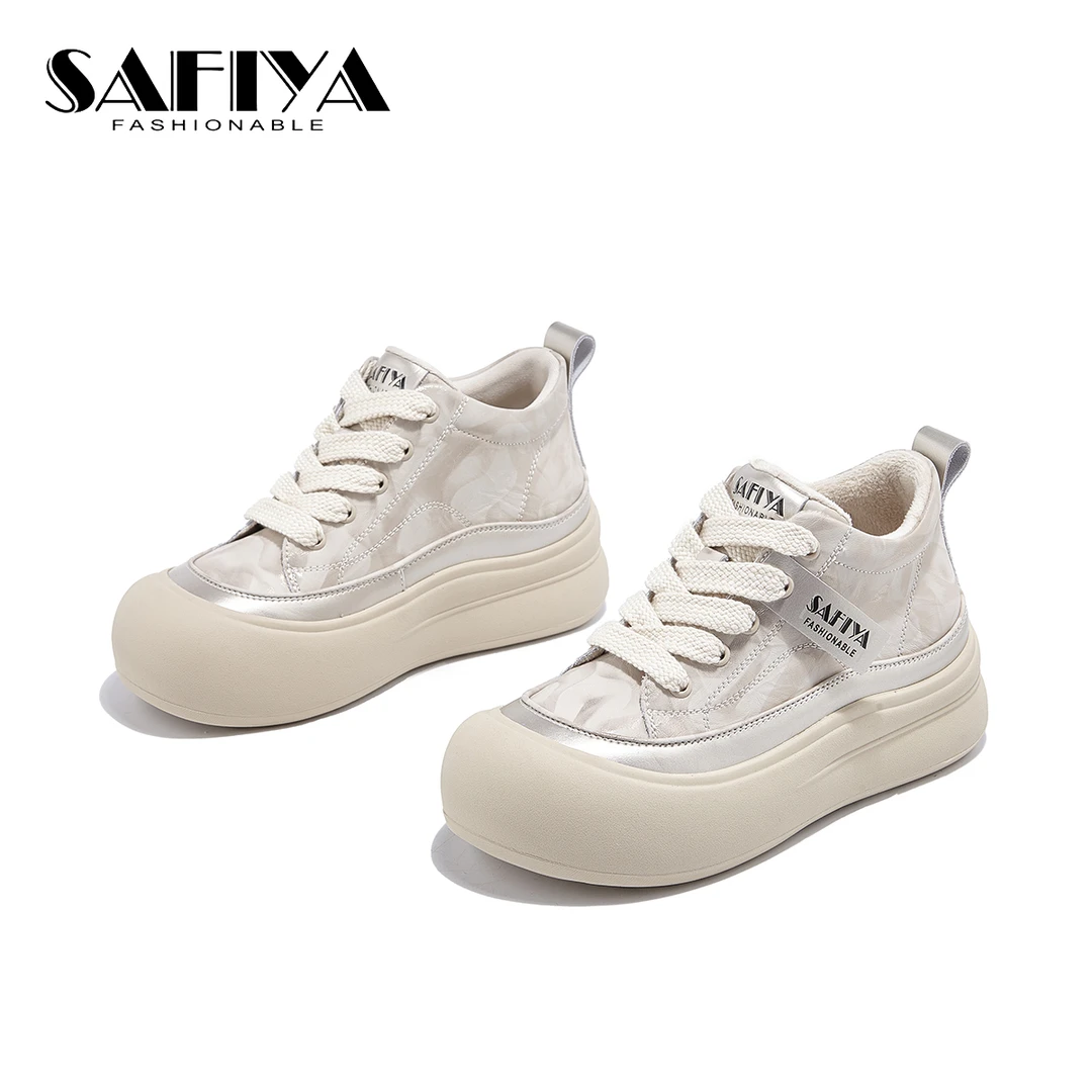【清货】索菲娅Safiya2025秋冬新款小高帮时尚休闲女鞋SFD4112C12