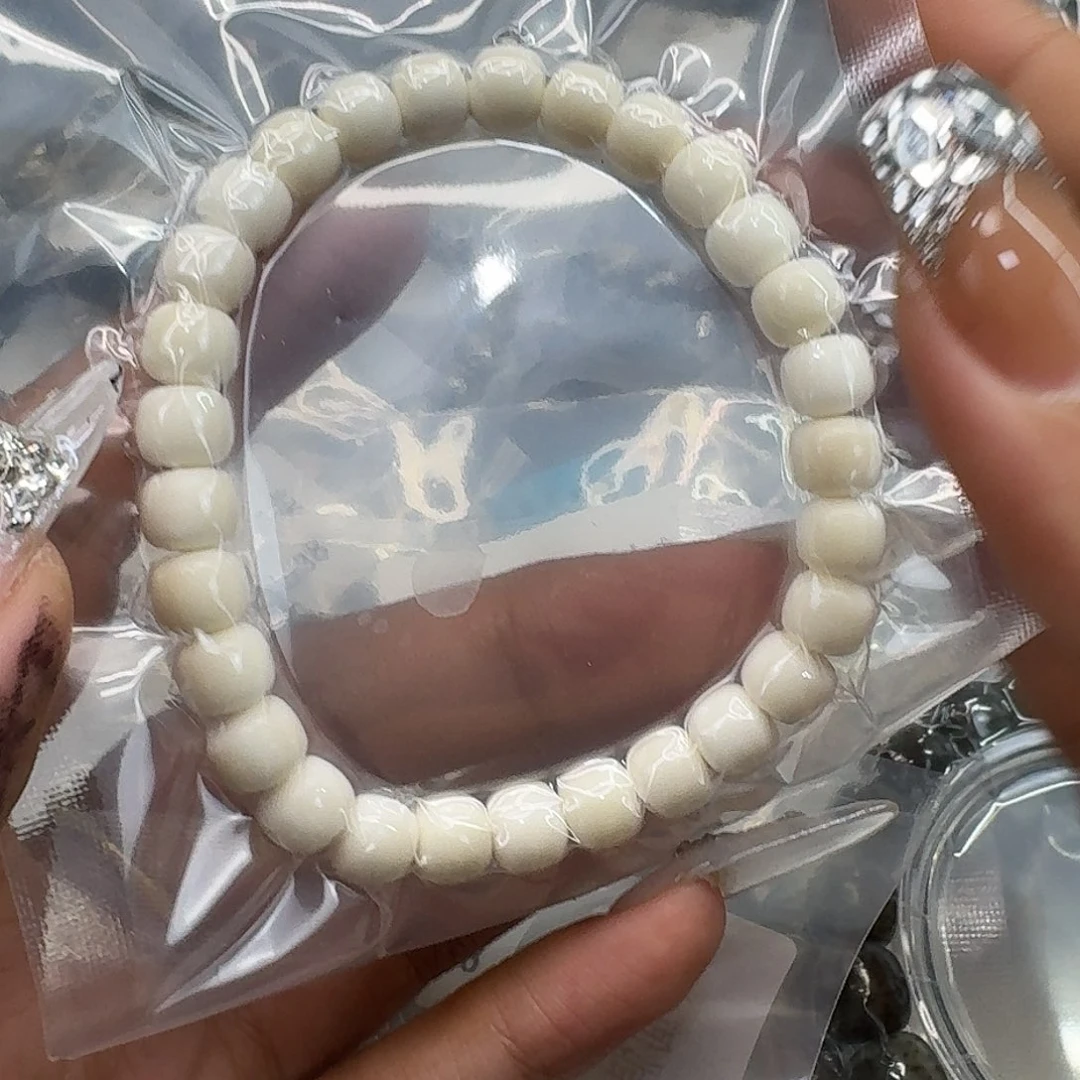 星月菩提手串178白菩提87桶单圈