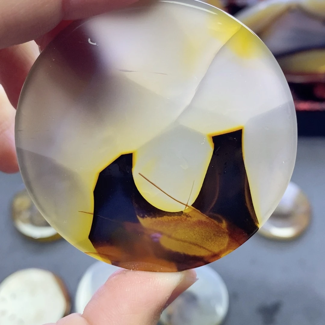 玛瑙/玉髓颈饰未镶嵌编号78