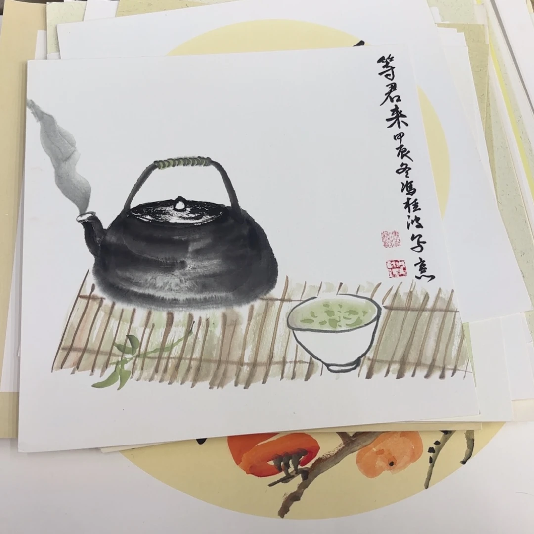 国画国画老师作品刘