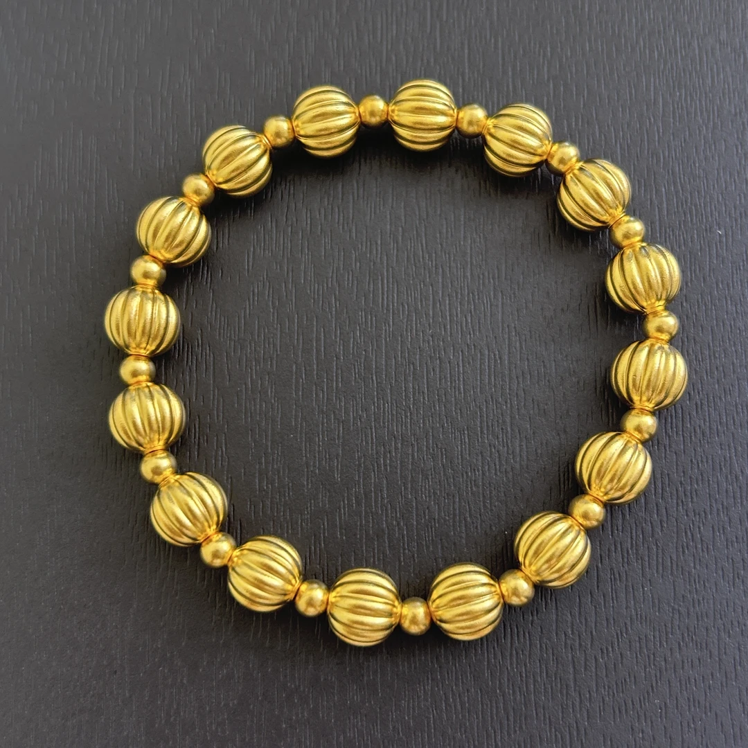 足银手链 【店长专享】足银南瓜珠手链SL475