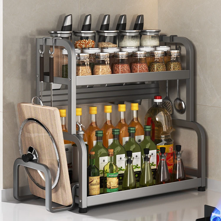 厨房调料置物架筷子刀架台面多功能调味厨具用品收纳架子多层神器