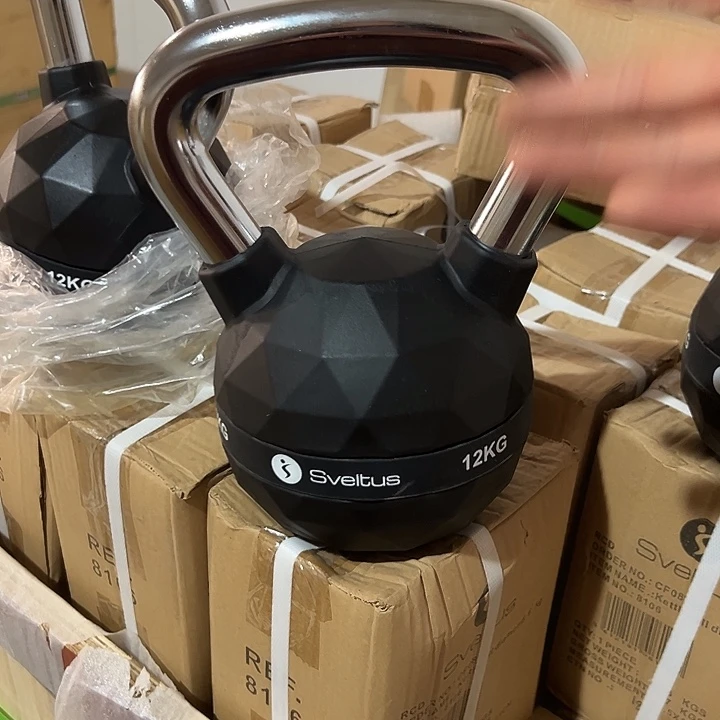 全新黑色竞技壶铃12公斤一只