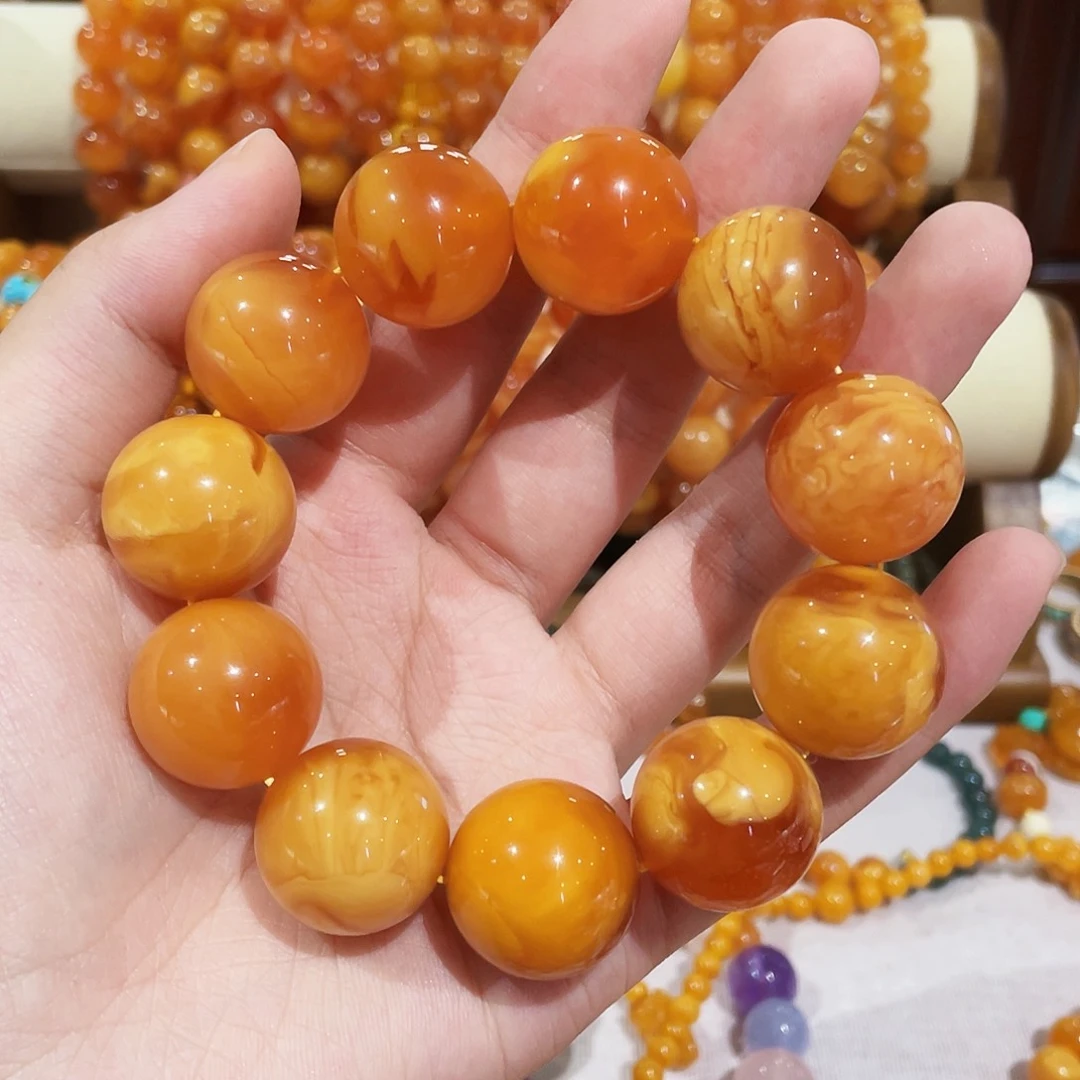 手链蜜蜡未镶嵌手串