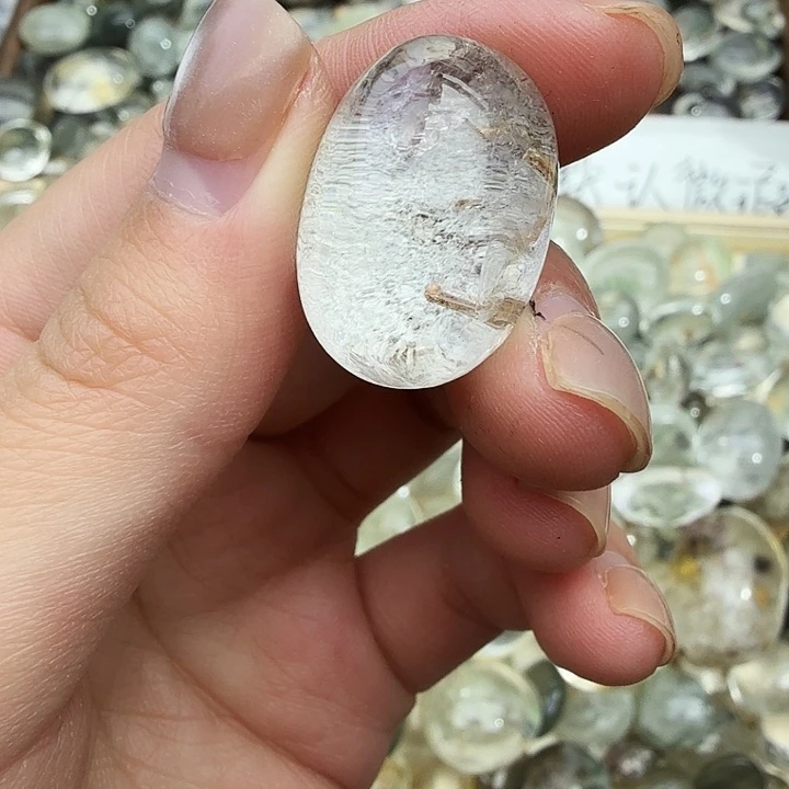 叶***子水晶珠宝半成品未镶嵌