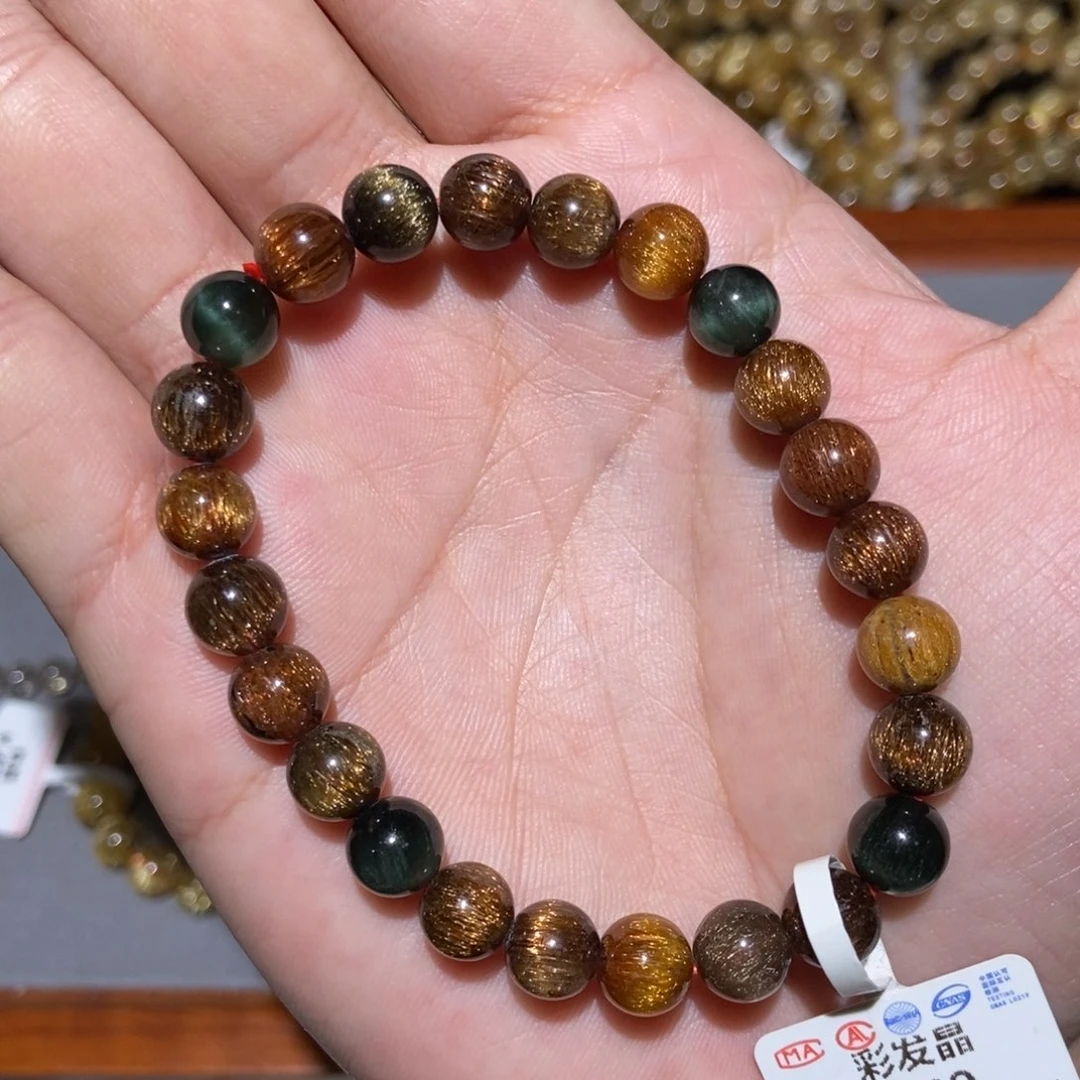 未镶嵌手链水晶彩发8m