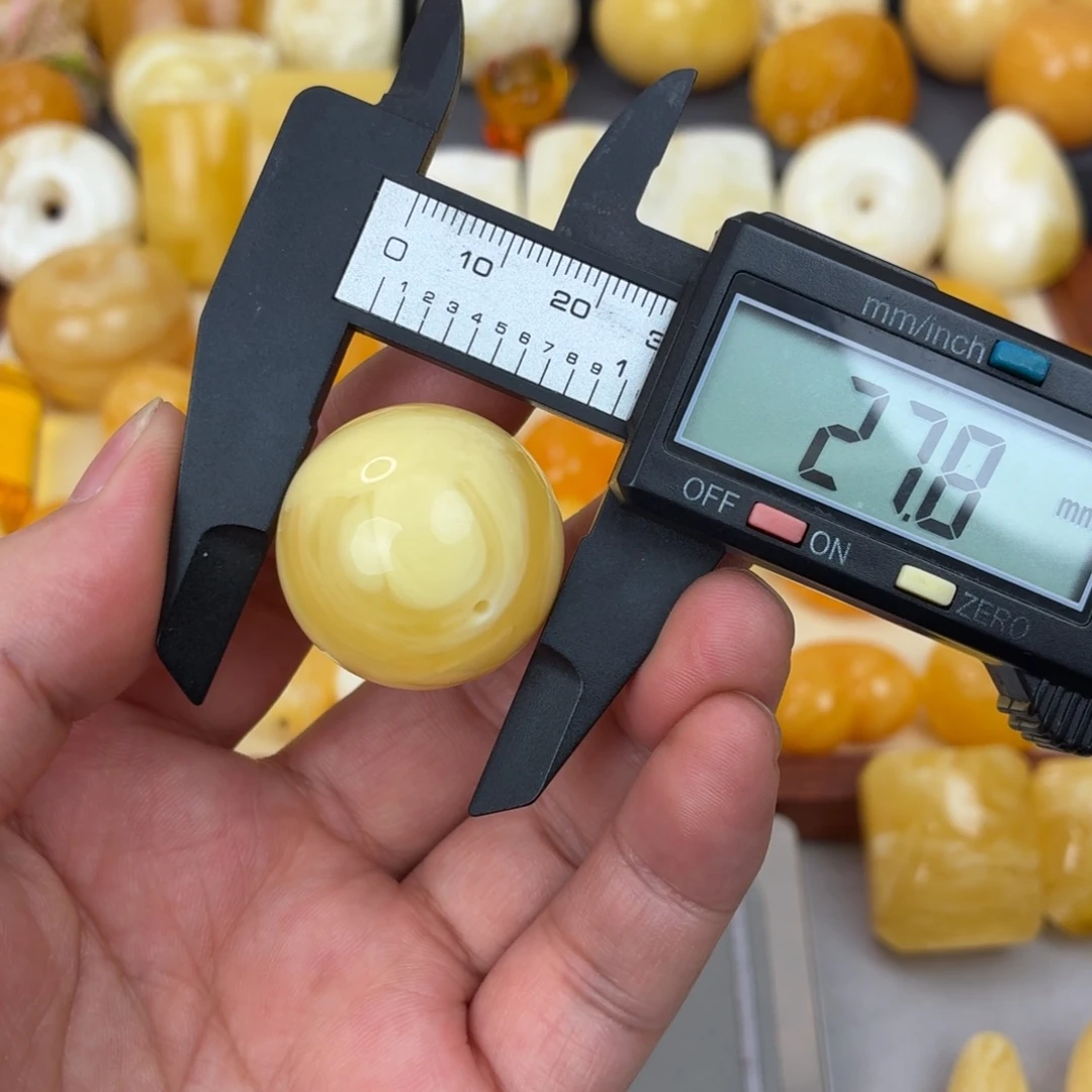 蜜蜡未镶嵌吊坠(不含链)