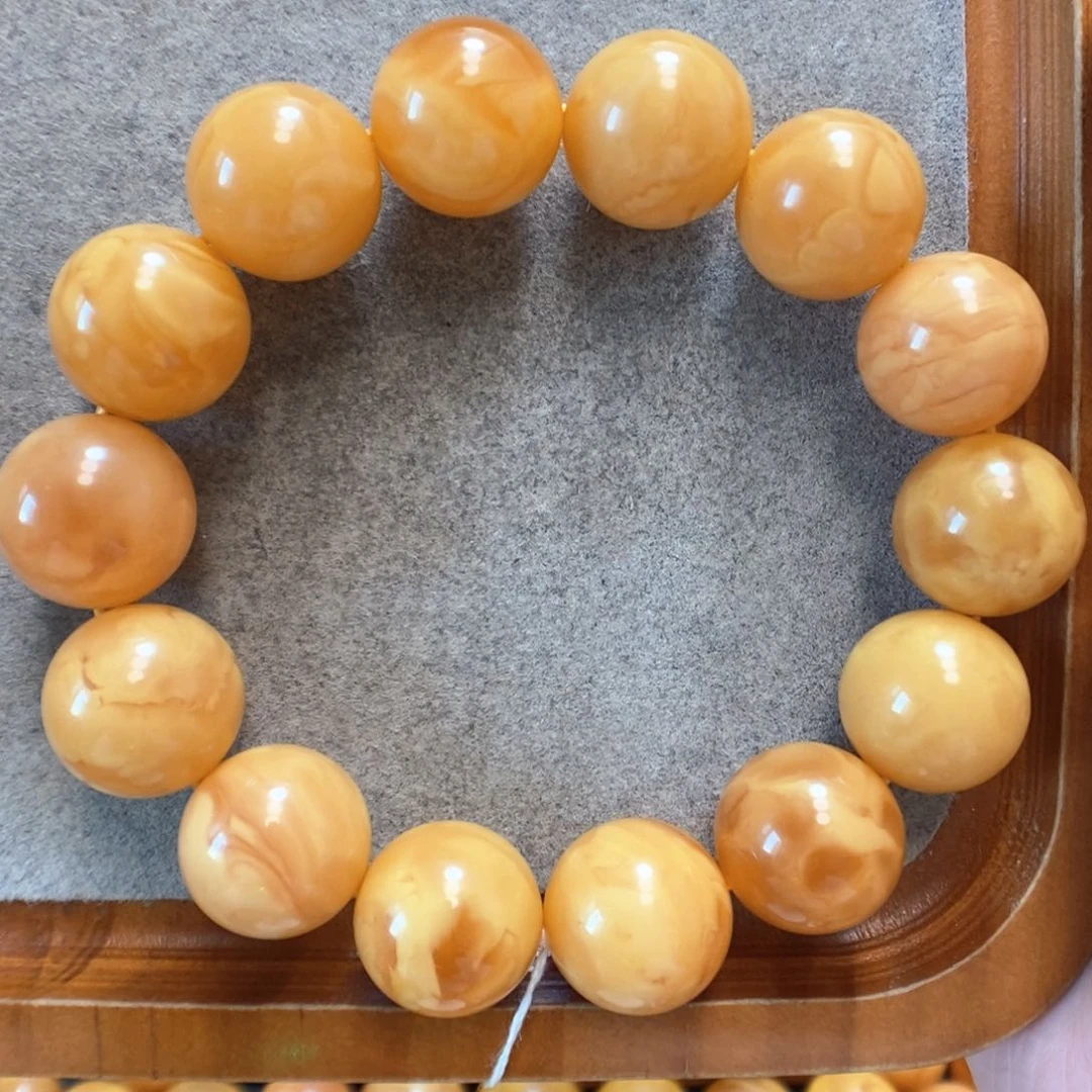 未镶嵌蜜蜡手串蜜蜡手串