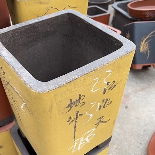 紫砂花盆透气花盆