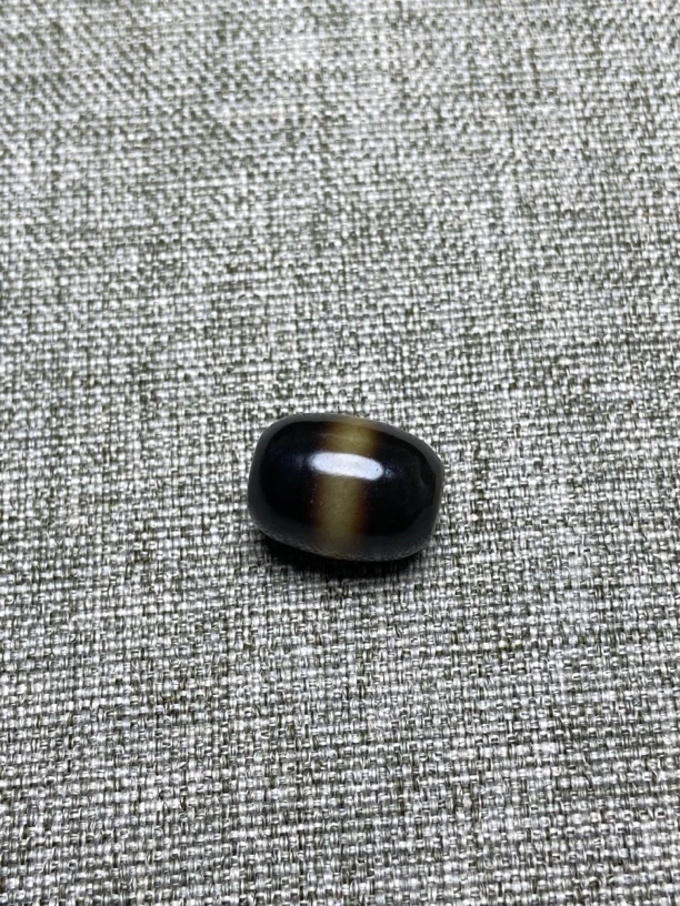 藏传精品老珠黑白线珠质地细腻包浆油润醇厚风化纹细腻绵密颈饰