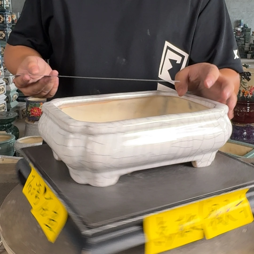 。一风堂石湾花盆 内23*15*6