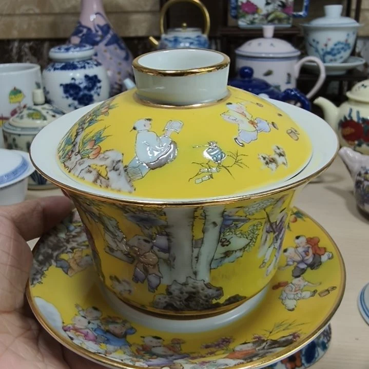 墨***迹摆件景德镇陶瓷研究所