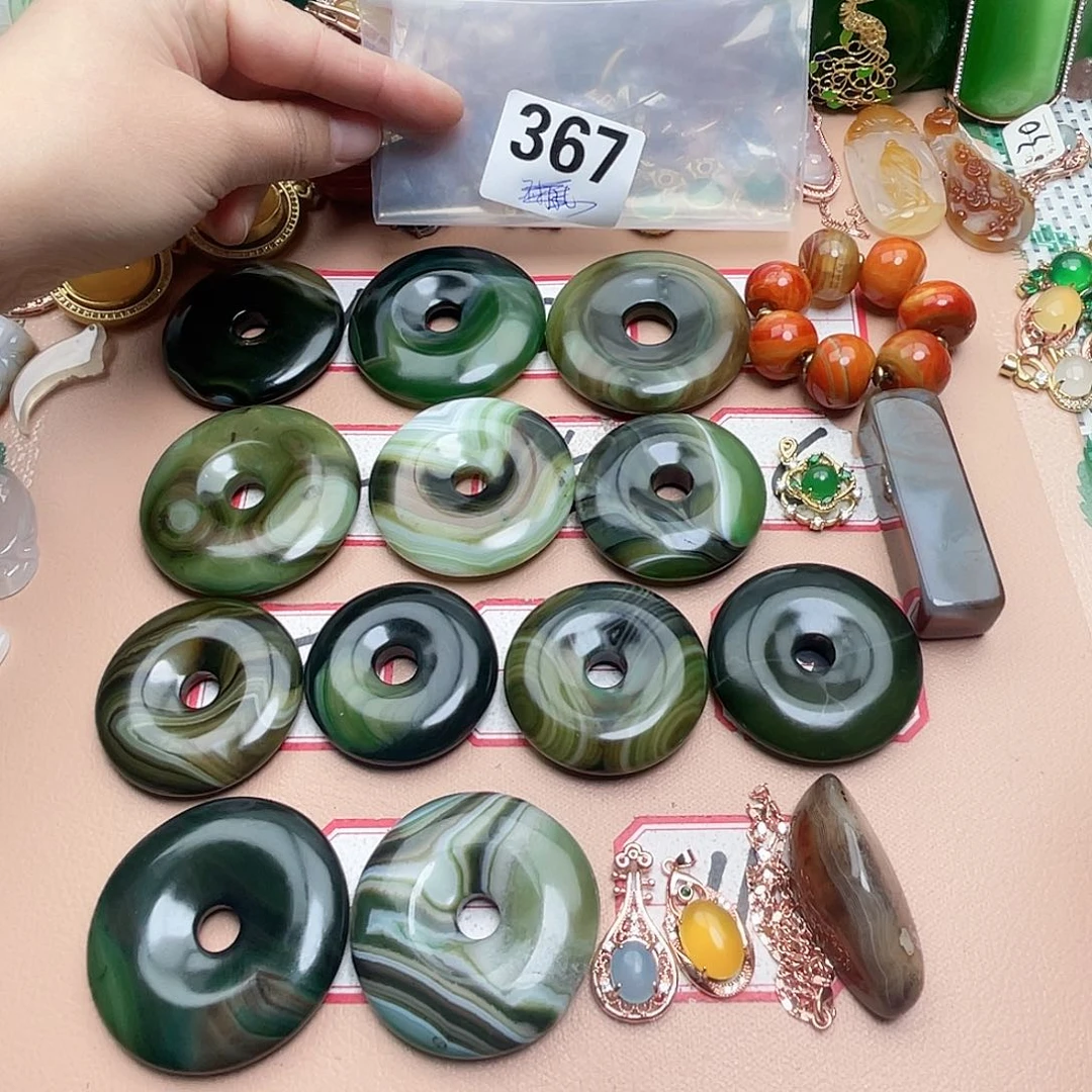 合金颈饰玛瑙/玉髓7****7