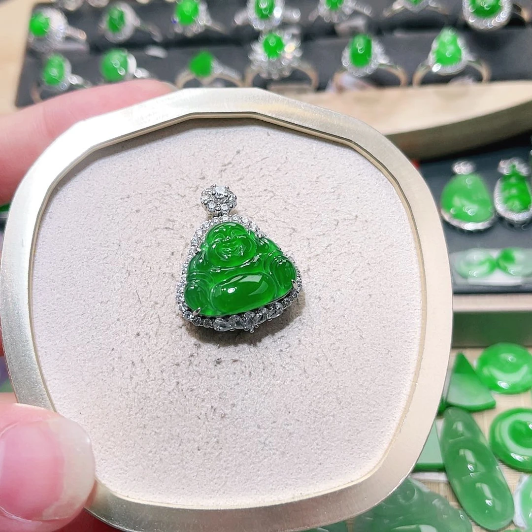 翡翠未镶嵌吊坠(不含链)裸石