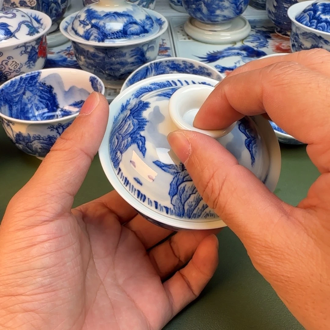 陶纯手工纯手绘茶具252