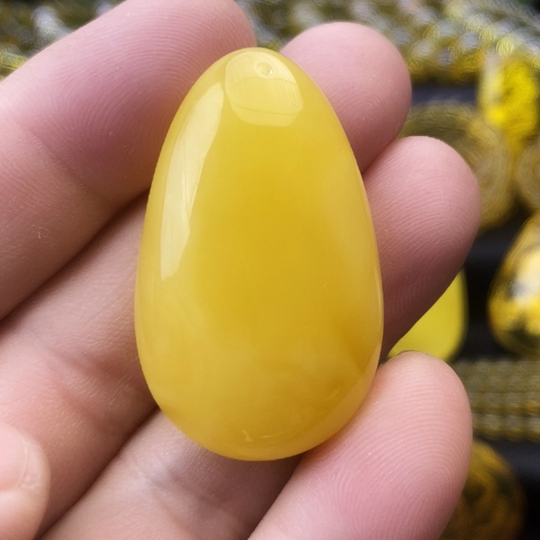 蜜蜡未镶嵌吊坠(不含链)