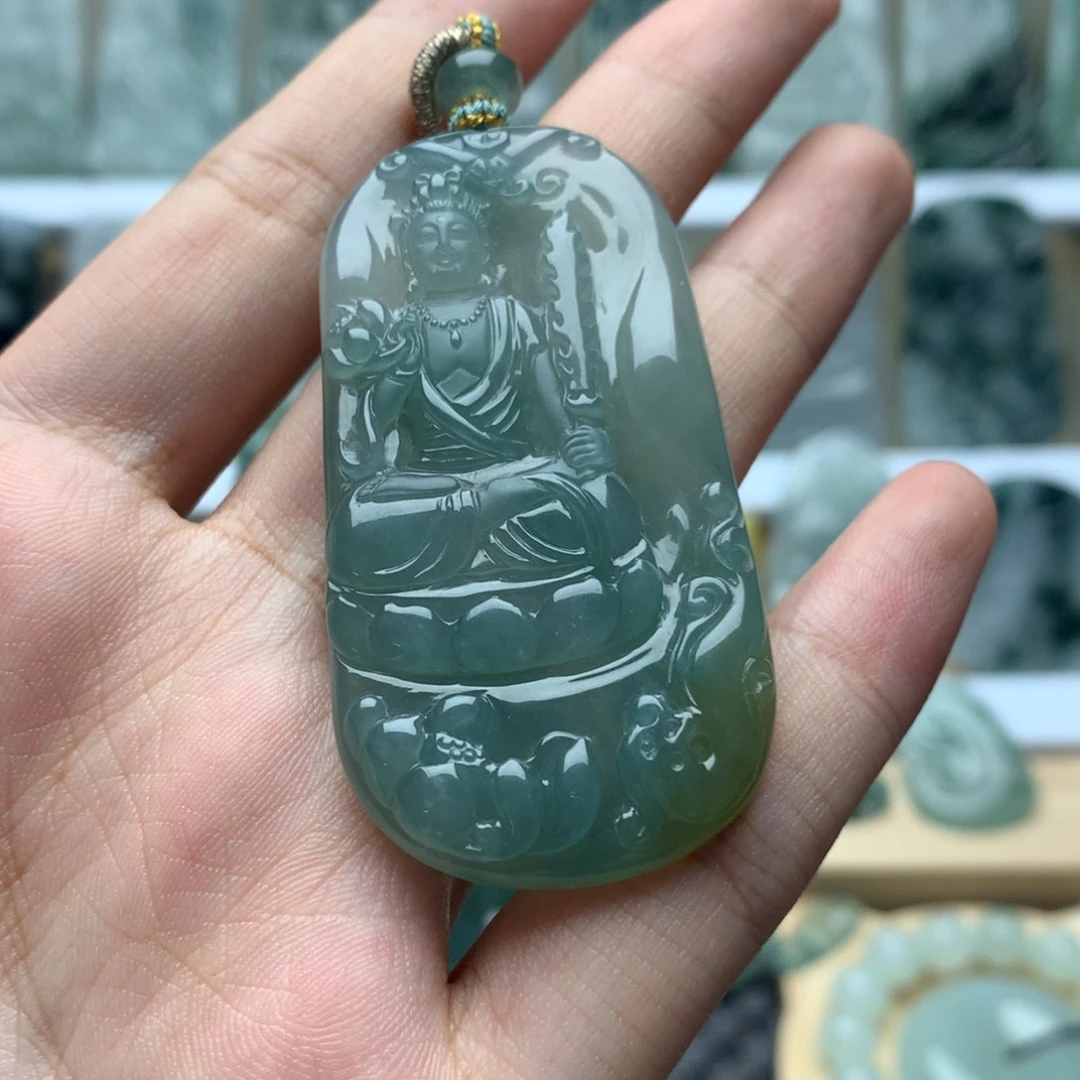 翡翠未镶嵌吊坠(不含链)虚空