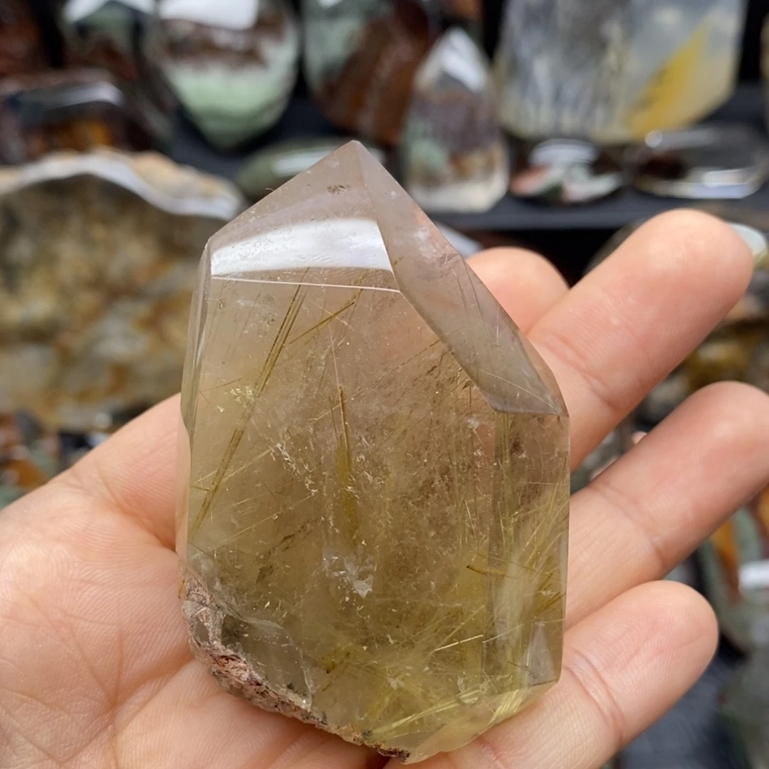 未镶嵌水晶珠宝半成品