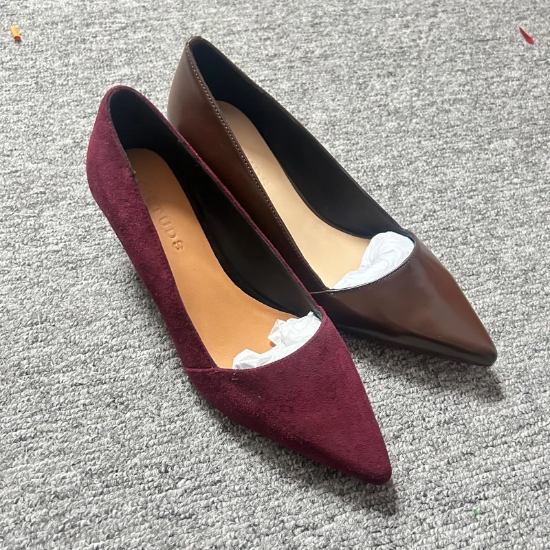 25款时尚休闲百搭外穿休闲女鞋低跟浅口单鞋-0696