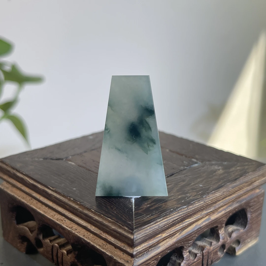 JTA12-56 天然缅甸A货翡翠 无事牌