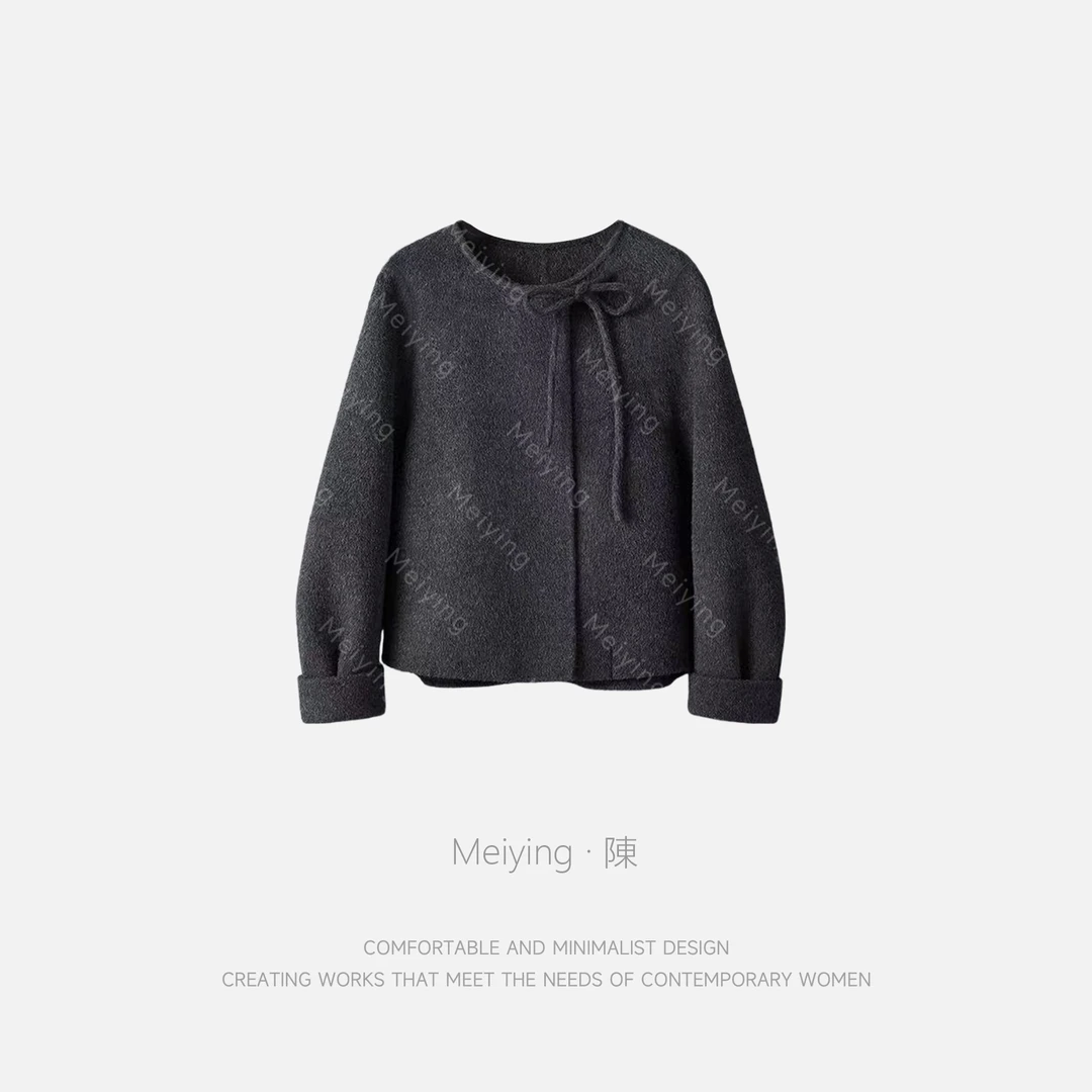 Meiying-“冬日魅力”秀款羊绒驼绒澳毛混纺舒适毛呢大衣YA5QD014