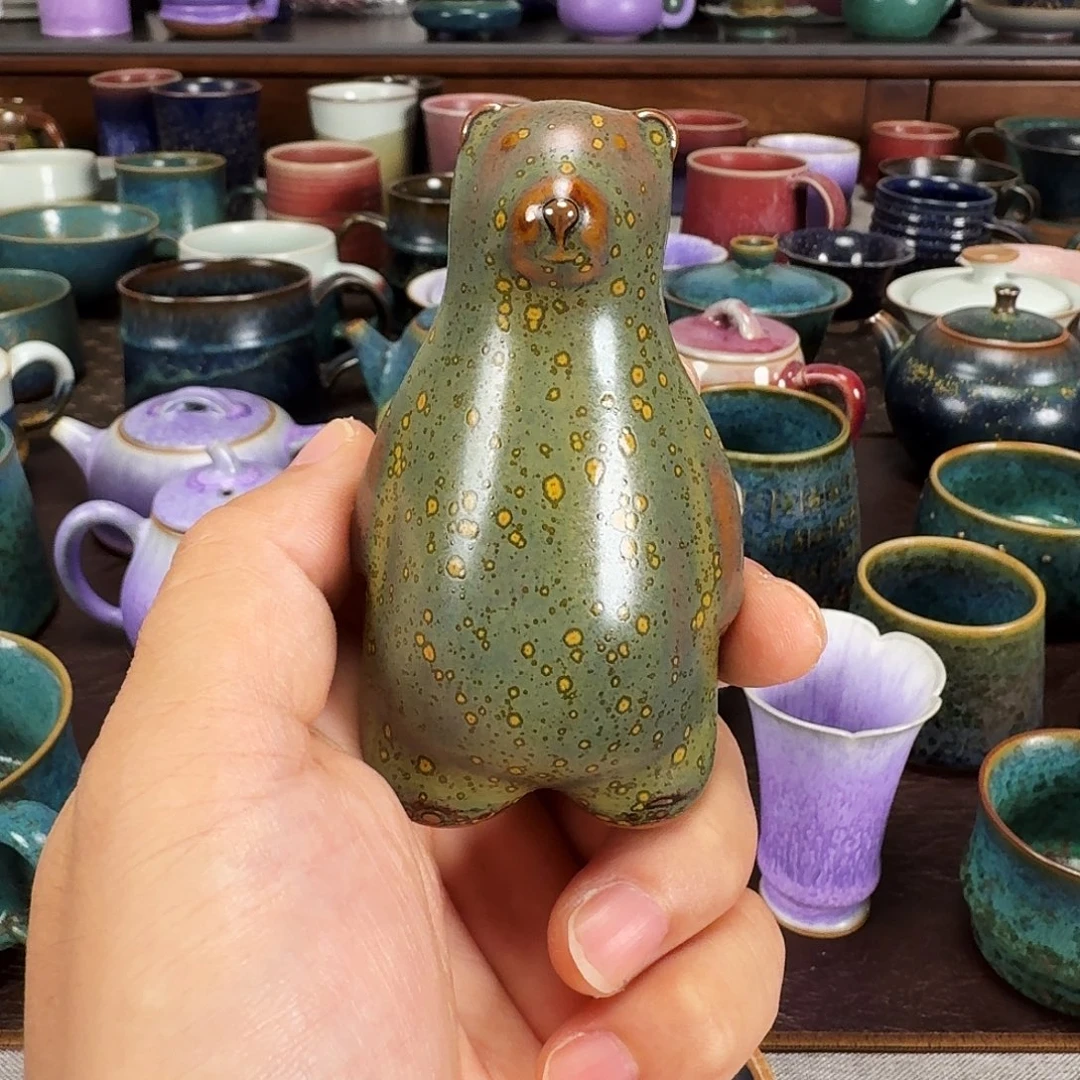 茶叶抹釉小熊福利