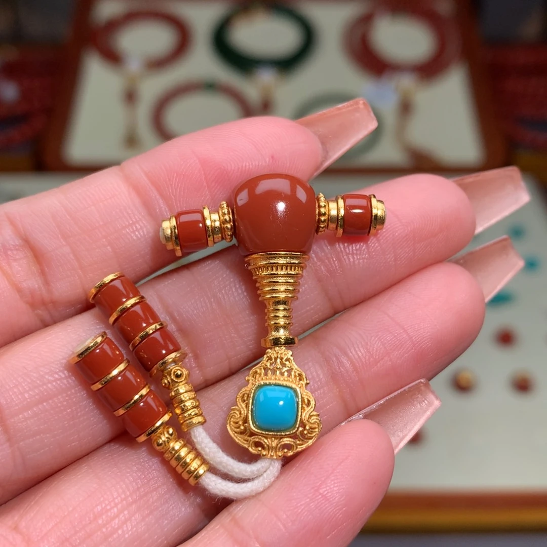 南红玛瑙颈饰未镶嵌