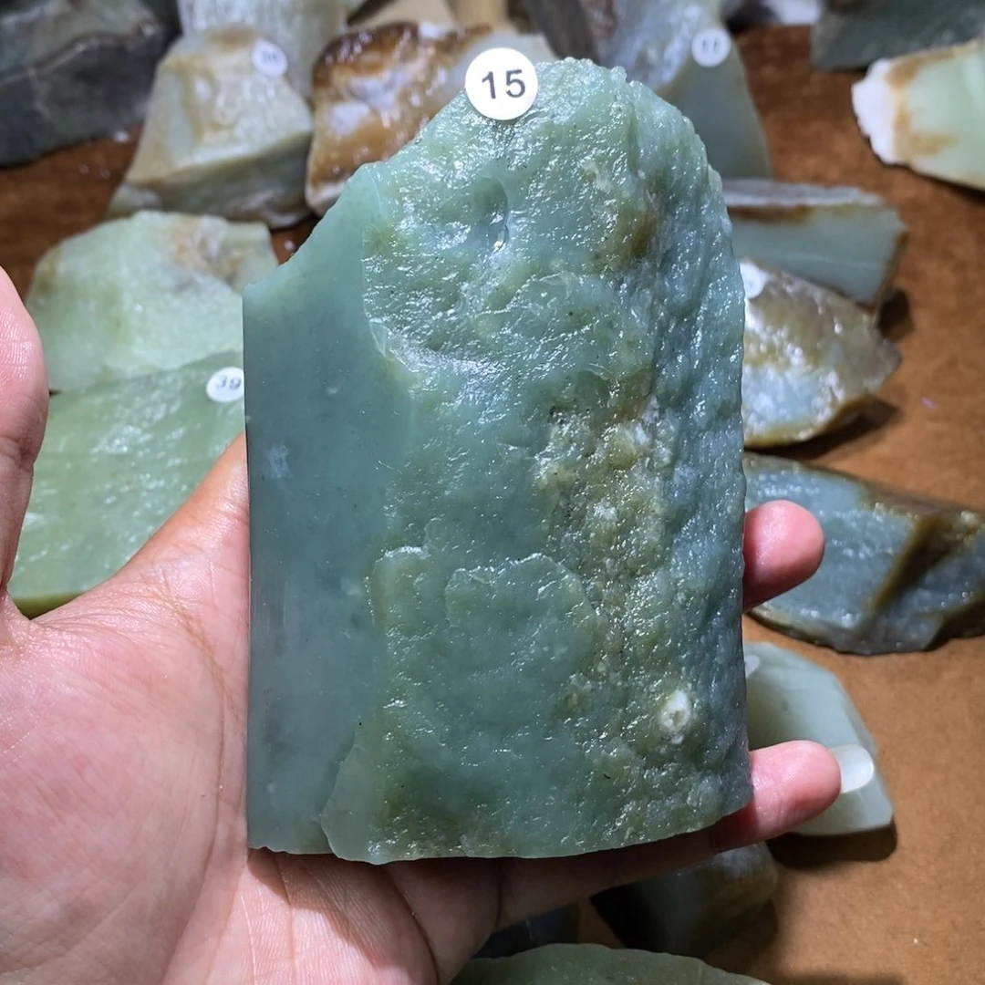 未镶嵌和田玉珠宝半成品无**啦