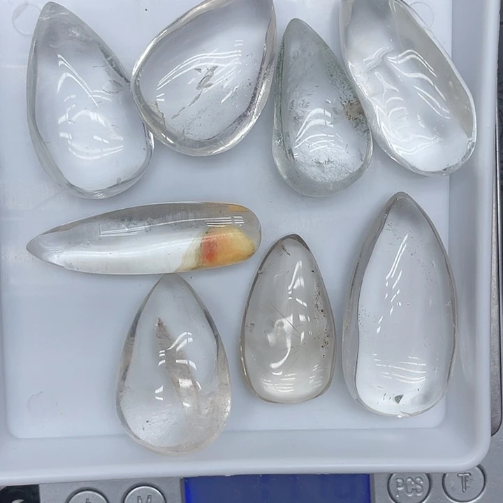 未镶嵌珠宝半成品水晶66水滴（福利包）