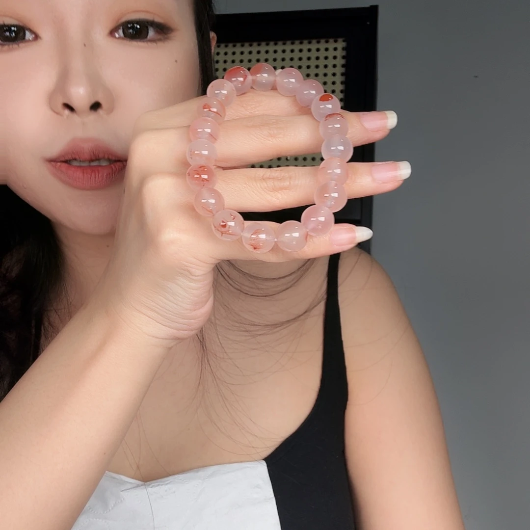 南红玛瑙合金手链