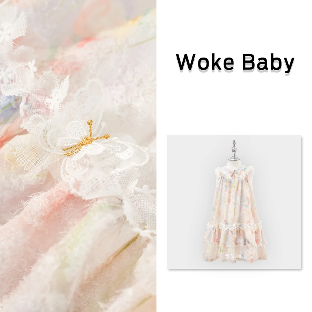 【巴厘岛】女童夏季可爱中大童上衣中领套头汉服连衣裙F335