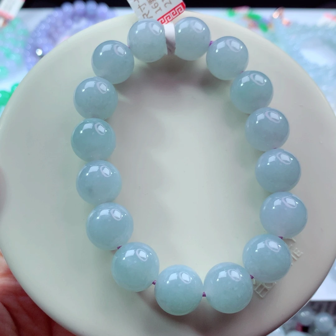 翡翠未镶嵌手链卡13