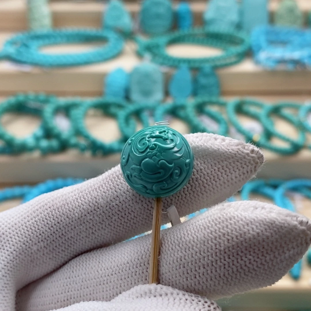 绿松石珠宝奇石未镶嵌