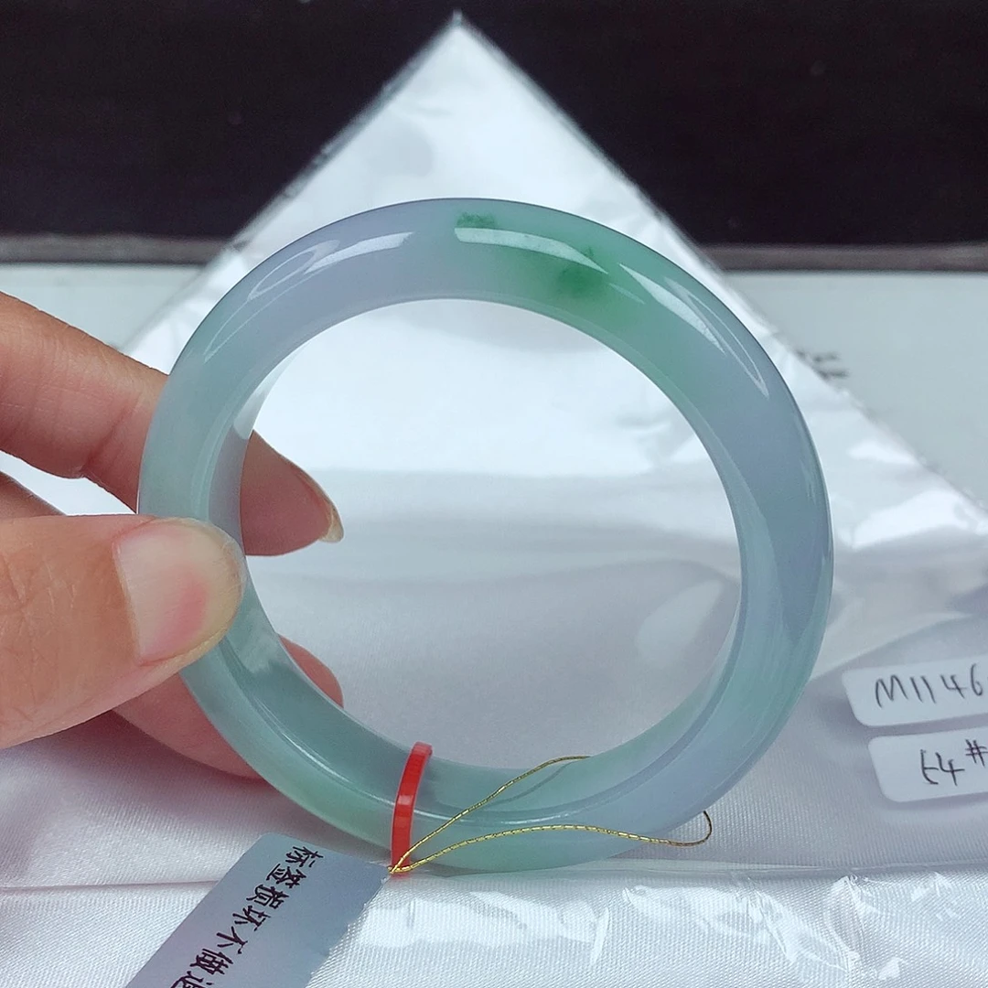 未镶嵌手镯翡翠54圈4608