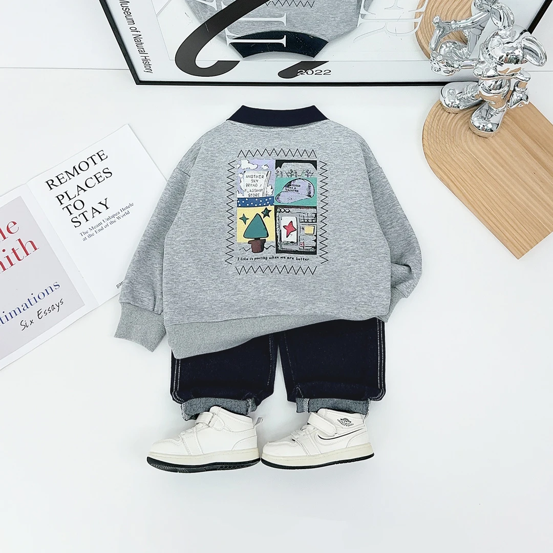 男童卫衣2025秋新款秋装儿童春秋款打底衫 HZ25749 悠悠童话童装