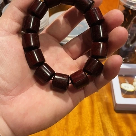 奔***后金丝楠无事牌小叶紫檀