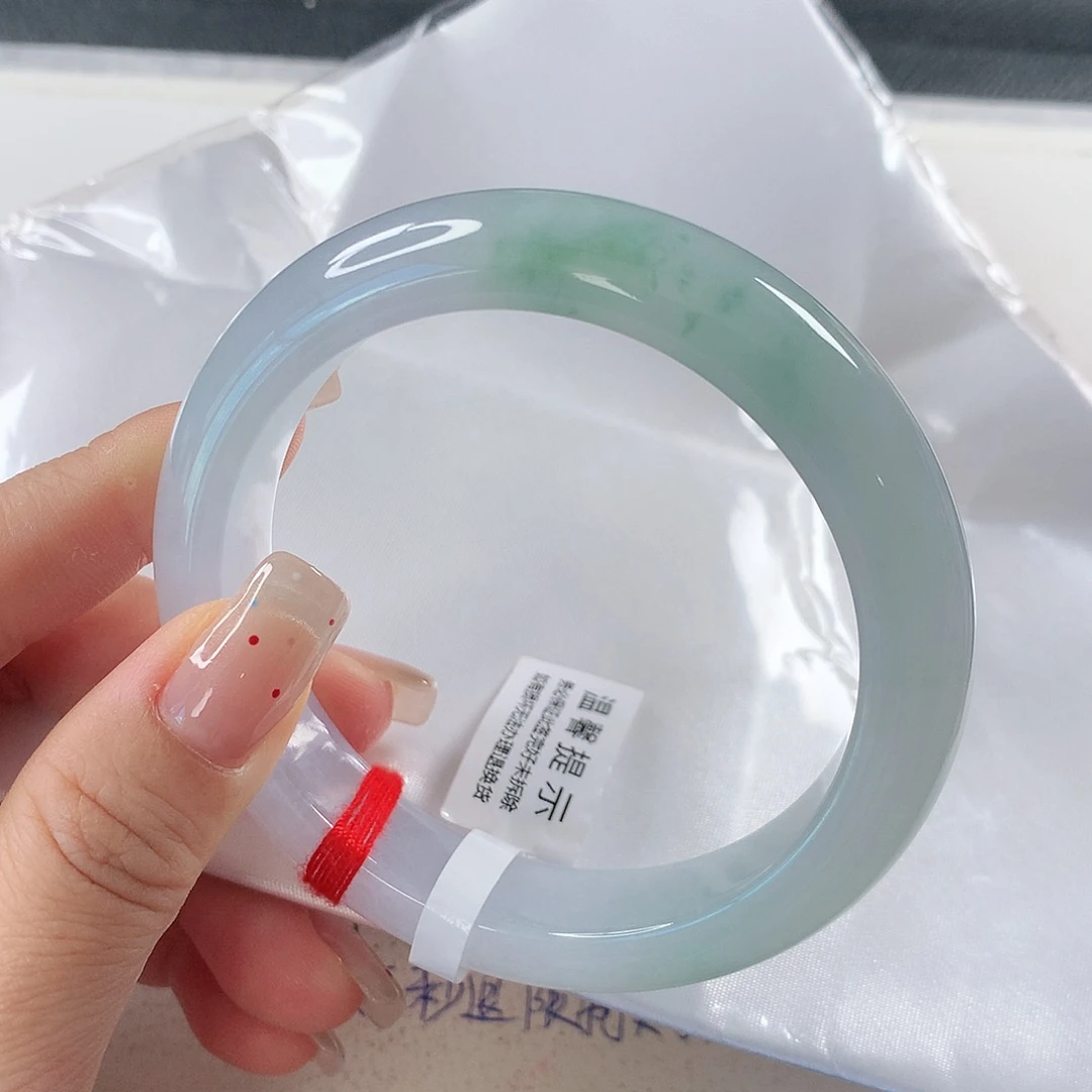 未镶嵌手镯翡翠 正圈冰飘花①②⑧